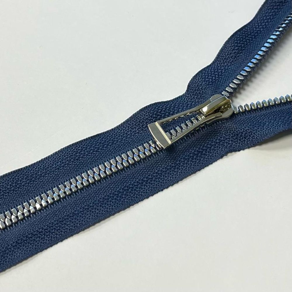 Молния трактор Т5 (5 мм) 1 зам., н/раз., 18 см, никель D117 синий, Mzipp Premium, 6 шт Молния трактор Т5 (5 мм) 1 зам., н/раз., 18 см, никель D117 синий, Mzipp Premium, 6 шт