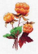 Набор для вышивания нитками Klart, Морошка, 10,5х14 см