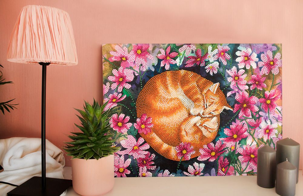 Алмазная (кристальная) мозаика Фрея, постер Мамины объятия, 40х30 см