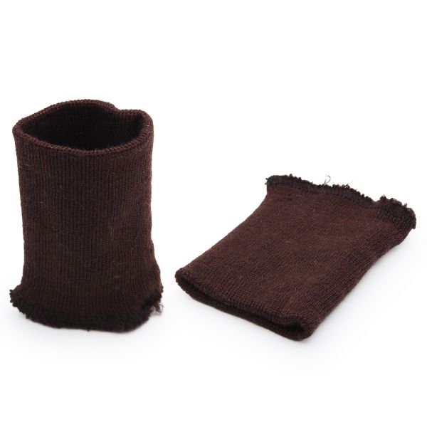 Манжеты трикотажные 7.0х9.0 см, 1 пара, тонкие 14кл. 1х1, 729 коричневый