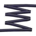 Резинка для мужских трусов и боксеров 30.0 мм / 25 метров, тканая мягкая, 21 г/м, т.синий/белый полоса