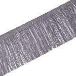 Бахрома отделочная широкая 120.0 мм / 25 метров, нитяная, 301 темно-серый, 0390-0310