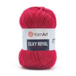 Пряжа YarnArt (ЯрнАрт) Silky Royal / уп.5 мот. по 50 г, 140м, 433 красный