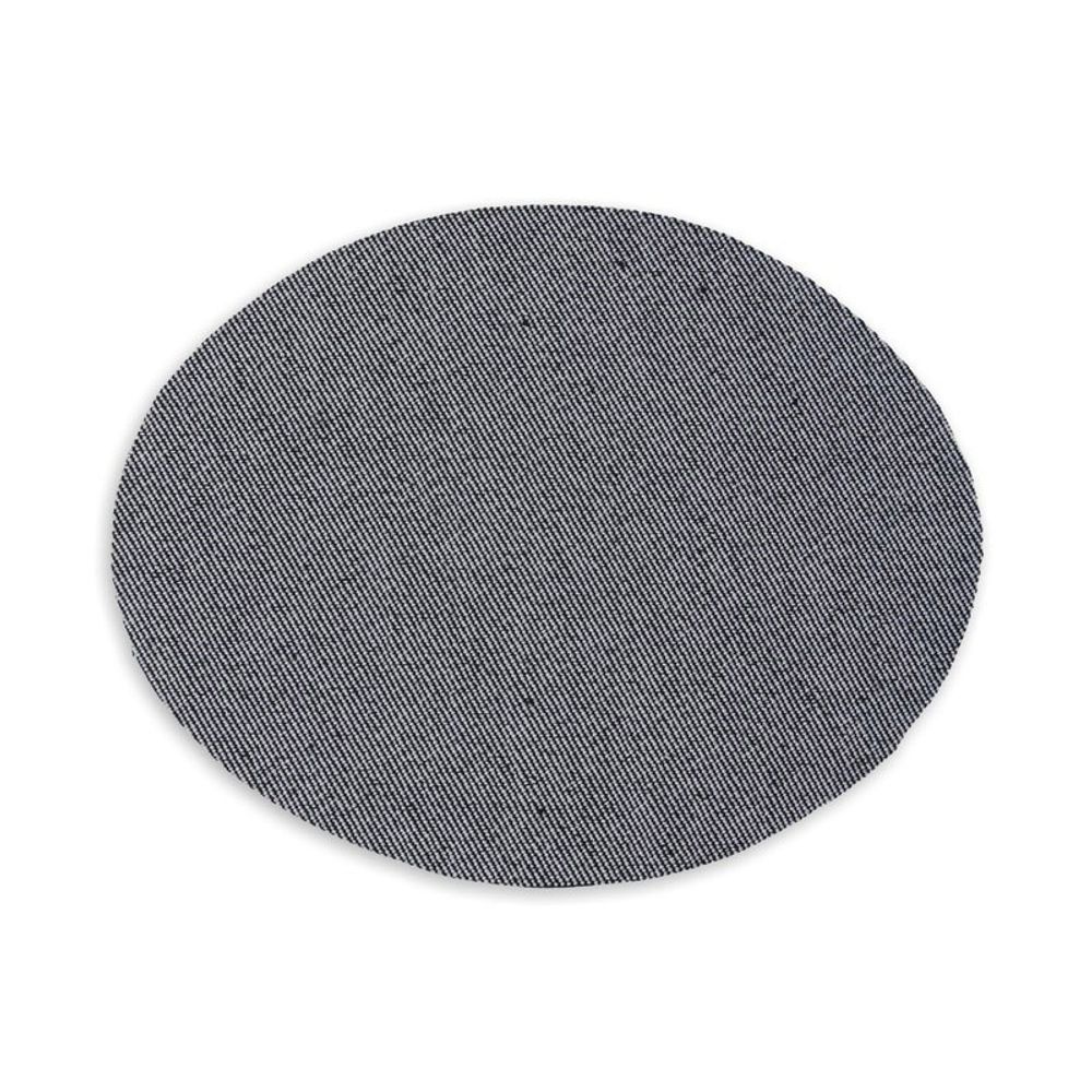 Термоаппликация, овал №1 13х10 см, 2 шт, 1-01-04 серый, Blitz