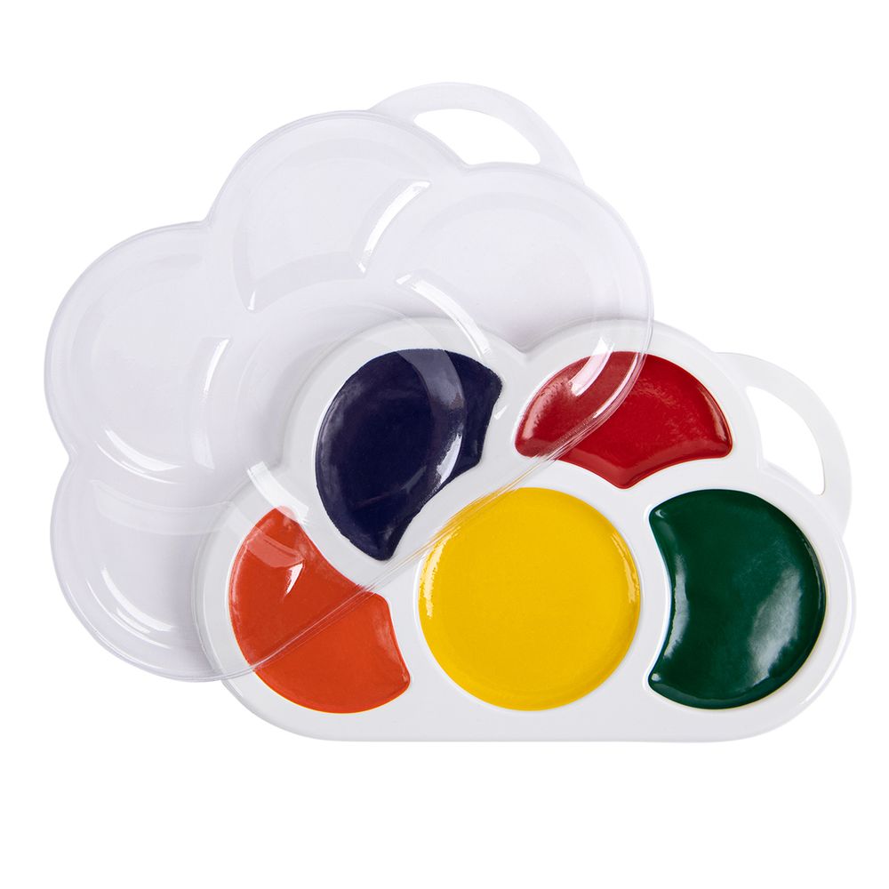 Краска акварель Лео Расти медовая без кисти LGW-0105 5 цв, Облачко