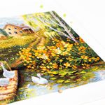 Набор для вышивания нитками Чудесная игла 110-331, Деревенский пруд, 40х31см