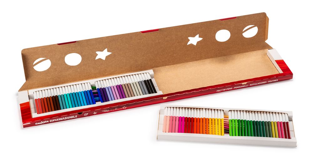 Фломастеры Joy 36 цв, 100 шт, 41019, Carioca