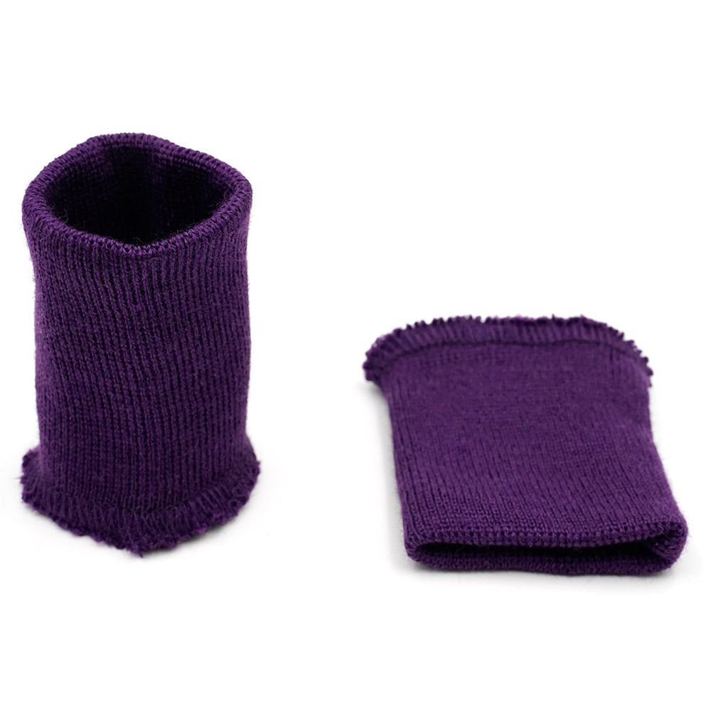 Манжеты трикотажные 6.0х7.0 см, 1 пара, тонкие малые 14 кл, 1х1, 455/0 ярко-лиловый