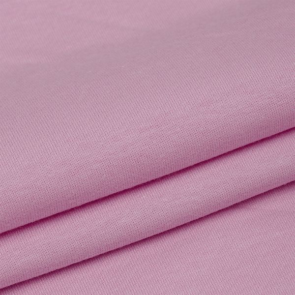 Футер 2-нитка петля поликоттон стрейч 220 г/м², 160 см / 3 метра, ФУТ2Х.TBY.ХЛ-ПЭ.S207.3, цв.S207 роза