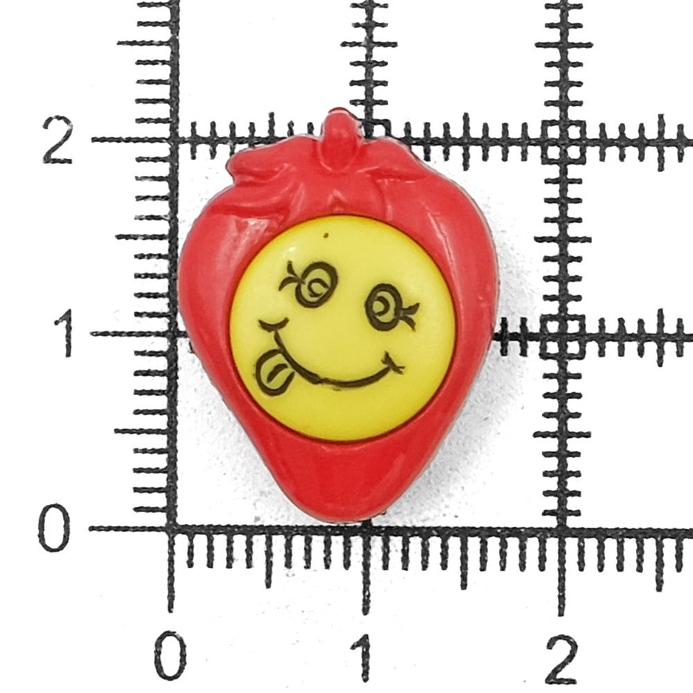 Пуговицы детские Смешная ягода (48268) 21мм (171/504 ), 72 шт