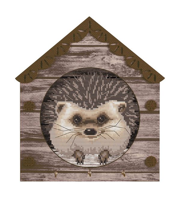 Набор для вышивания нитками Нова Слобода, Ёжик 21х23 см