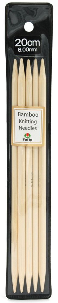 Спицы чулочные Tulip Bamboo ⌀6 мм, 20см, KND080600 /TOS/