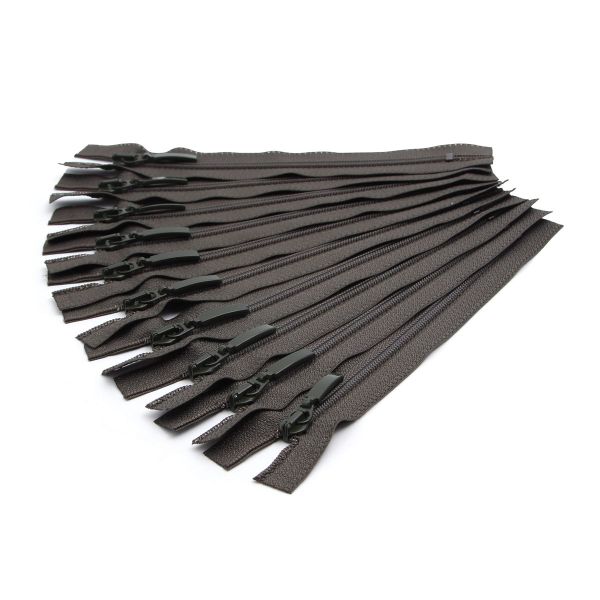 Молния спираль (витая) Arta Т5 (5 мм) 1 зам., н/раз., 18 см, цв. 078 хаки, уп.10 шт