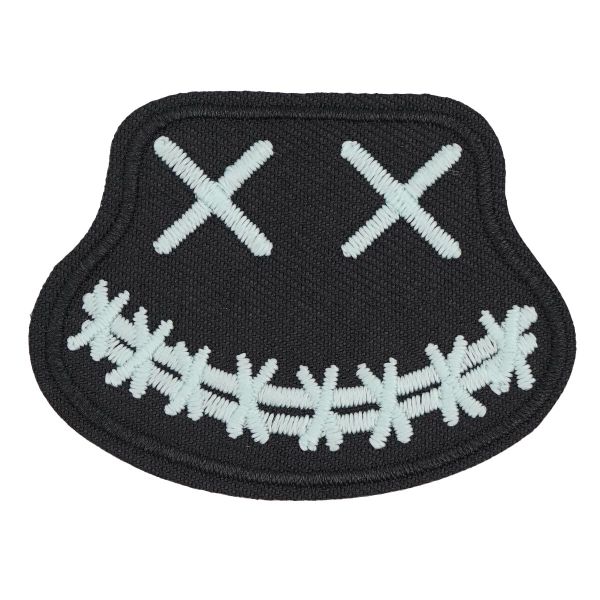 Термоаппликация светящаяся в темноте Эмодзи Злобный смайл, Hobby&Pro