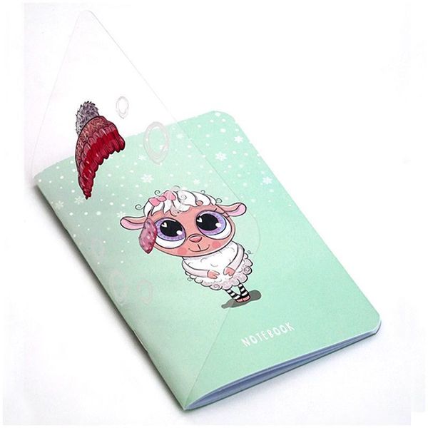 Записная книжка двойная обложка А6 32 листа с 