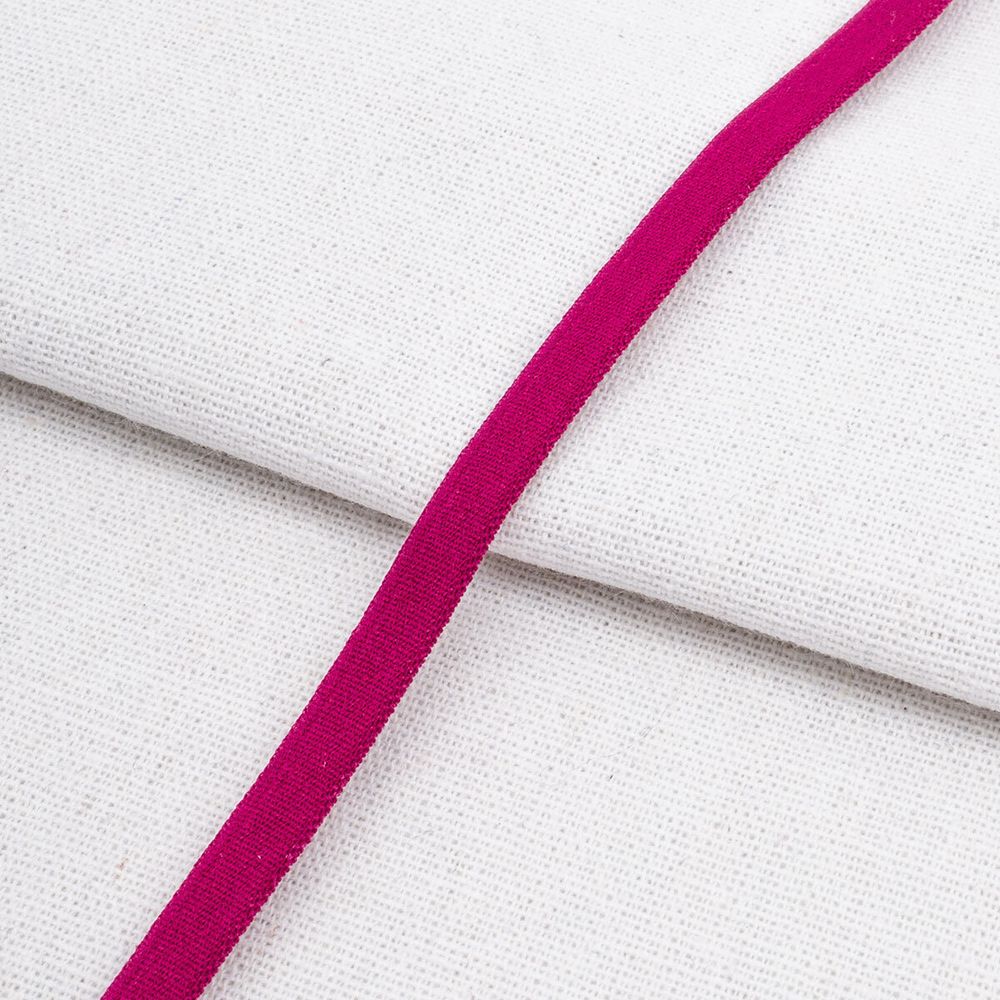 Резинка бельевая (бретелечная) 7.0 мм / 50 метров, 5418 т.фуксия, 46-07043/07