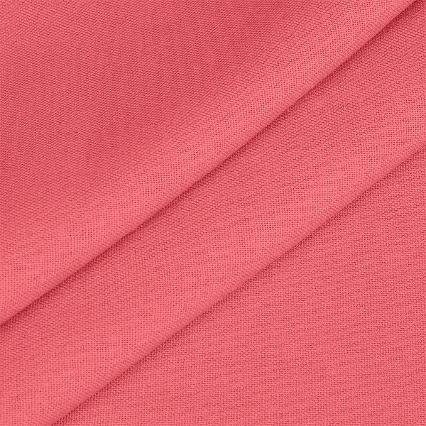 Льняная ткань 200 г/м², 140 см / 5 метров, TBY.Li.1009.12.5, цв.12 коралл