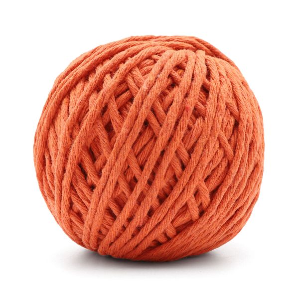 Шпагат х/б ⌀2-3 мм, 50 м, 1500 текс, оранжевый, 70098