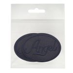 Термоаппликация круг ANGEL black 93х67мм (Blue2 (синий2)), 2 шт, LA559