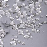 Стразы холодной фиксации TBY.MIX 1 цв.серебро уп.1000 шт