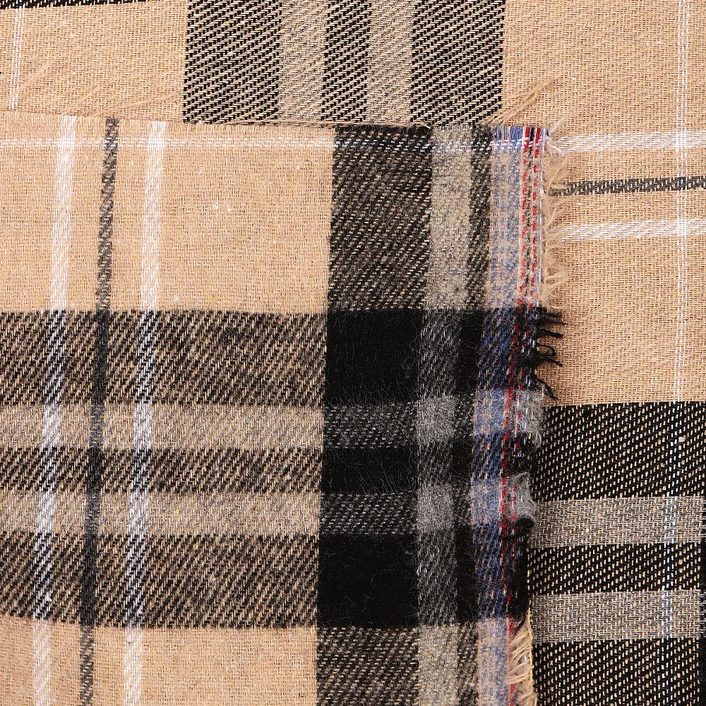 Фланель рубашечная 150 г/м², 150 см / 2 метра, TBY.Fl.T139.2, цв.139 бежевый