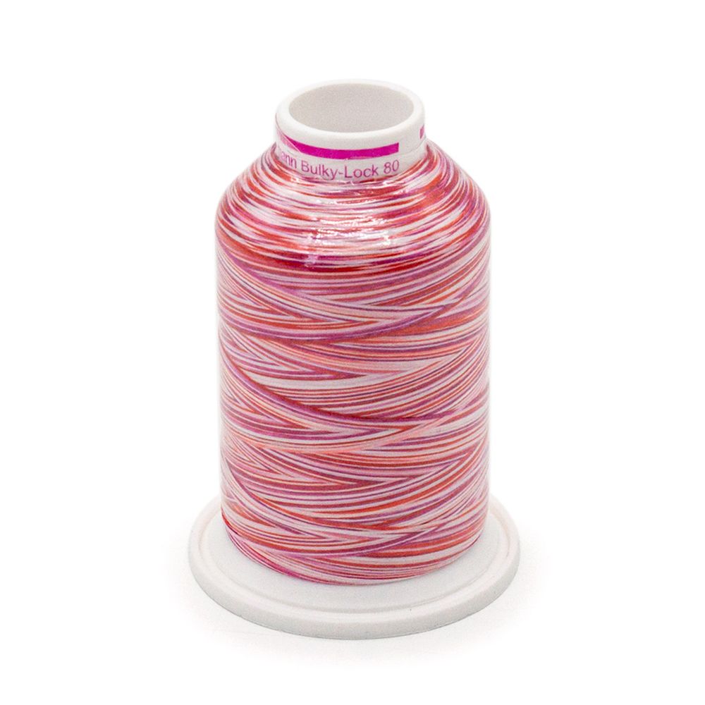 Нитка текстурированная Gutermann Bulky-Lock 80 multicolor, 1000 м, 9974, 1 катушка