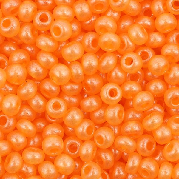 Бисер Preciosa алебастр с цветным покрытием 10/0, круг.отв., 50г, (17992)