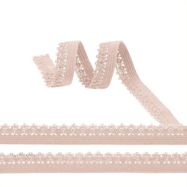 Резинка бельевая (ажурная) 12.0 мм / 100 метров, S185 серебристый пион