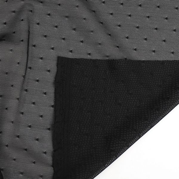 Сетка бельевая эластичная 80 г/м², шир.140 см / 5 метров, 170 черный /OLG024.170/5/