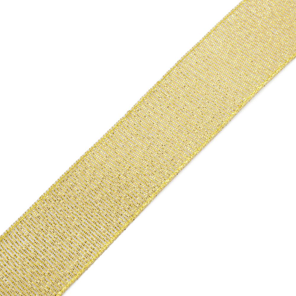 Лента металлизированная 25.0 мм, 32,9м 0080-2500 (золото)