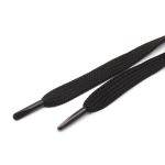 Шнурки плоские с металлическим наконечником 10.0 мм / 130 см, 50 пар (100 шт), черный, 6220-0134