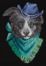 Набор для вышивания нитками Panna, Шарик, Вооружен и очень опасен, 20,5х27 см