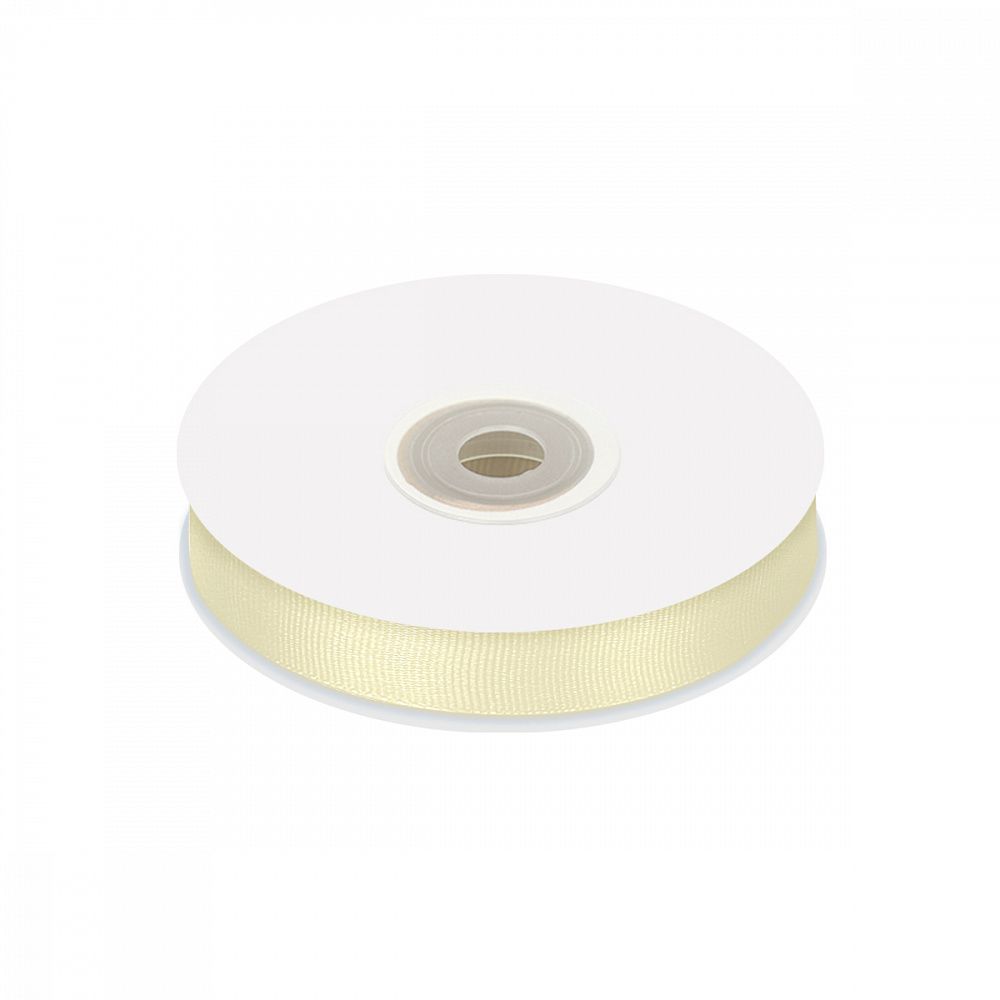 Лента репсовая (в рубчик) 15.0 мм цв. 815 кремовый уп.22.86м (±1м)