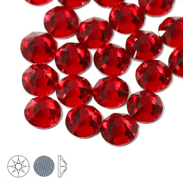 Стразы термоклеевые Xirius 8+8 граней SS20 (4,6-4,8 мм) HF20-09 цв. Siam, уп. 100 шт