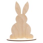 Заготовка из фанеры Заготовка на подставке 26х18.3х0.3 см, Заяц, Mr.Carving, БА-74