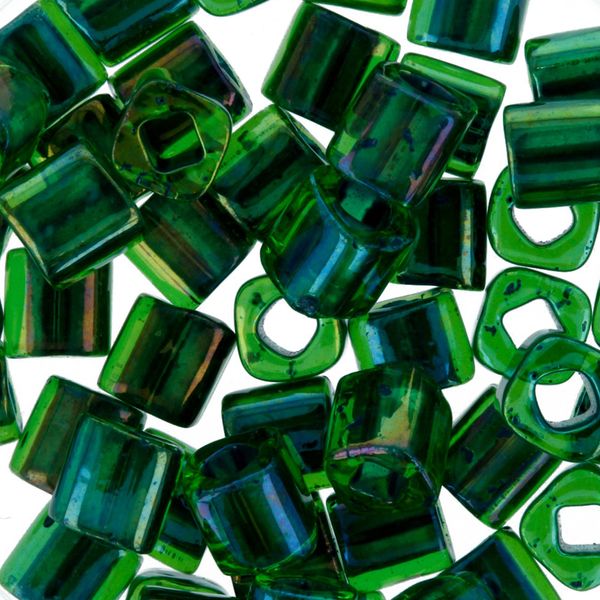 Бисер Toho Cube 4 мм, 500 г, 0249 зеленый