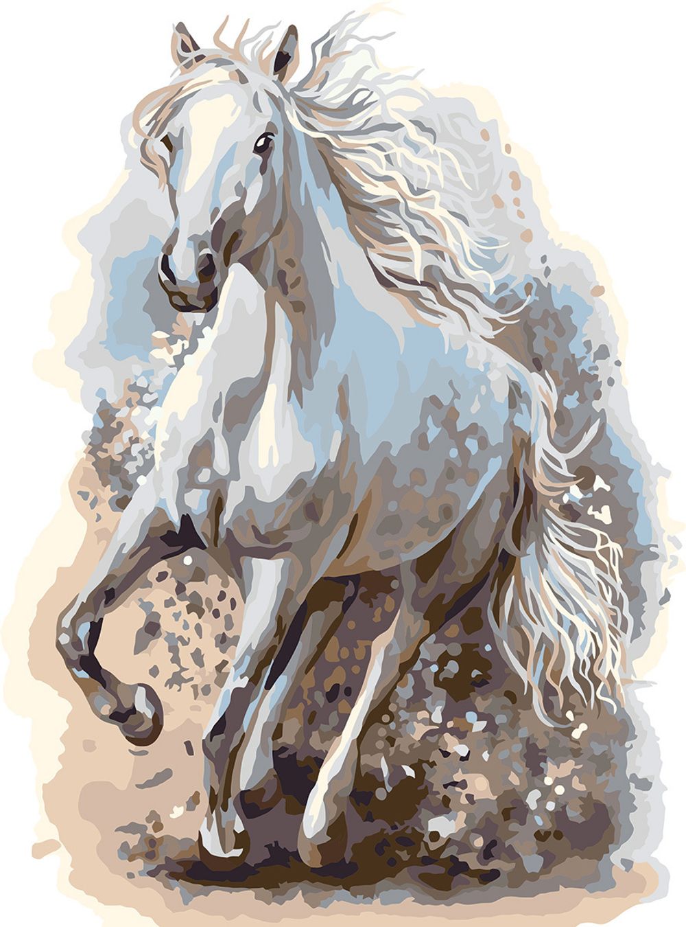 Картина по номерам Фрея, Со скоростью ветра, 40х30 см