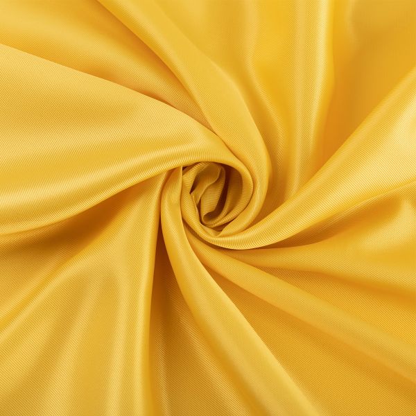 Ткань подкладочная Poly Twill 101±2 г/м², отрез 145х500 см, 100% п/э, 44 желтый, Gamma LPT