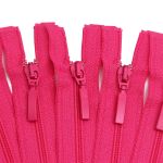 Молния спираль (витая) Arta Т5 (5 мм) 1 зам., разъем., 50 см, цв. 383 малина, уп.5 шт