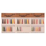 _01_ Карта цветов ниток: вощеные нитки Промысел (артикул LC)