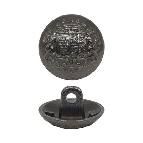 Пуговицы на ножке 15мм черный никель мет 
