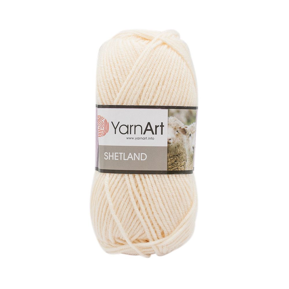 Пряжа YarnArt (ЯрнАрт) Shetland / уп.5 мот. по 100 г, 220м, 503 молочный /TOS/