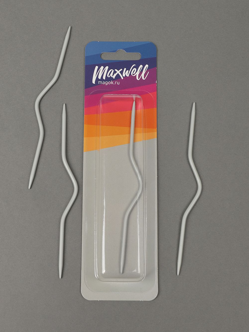 Спицы вспомогательные Maxwell Accessories для вязания косичек TBY-СКТ-3, разм 3.0х120 мм