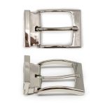 Пряжка 33 мм никель мет. с держателем, 2 шт