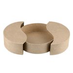 Заготовка из папье-маше Коробочка, 15х15х5 см, PAM-060 Love2art