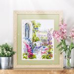 Набор для вышивания нитками Чудесная игла, Любимое местечко 21х27 см