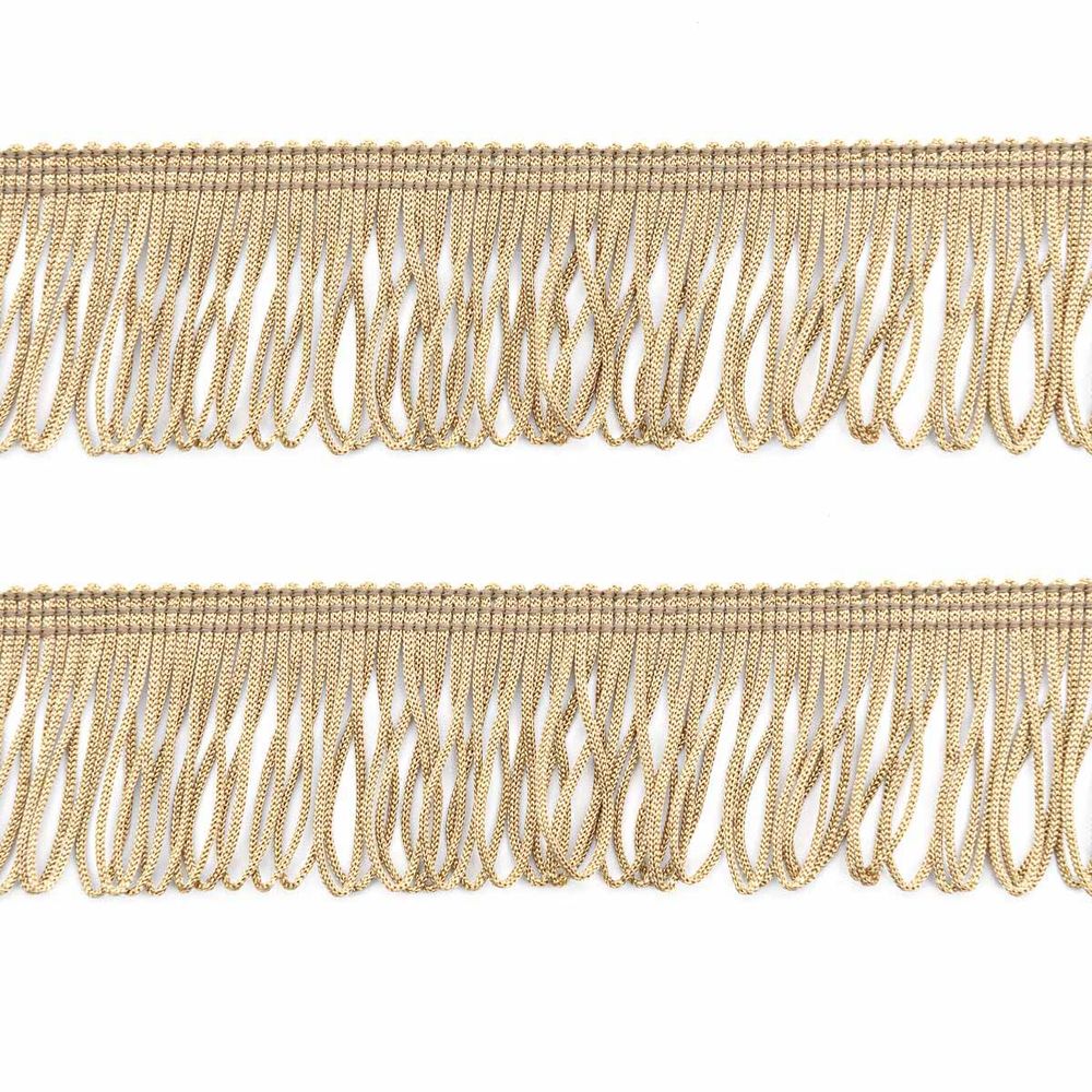 Бахрома отделочная 35.0 мм / 25 метров, цв.107 т.бежевый