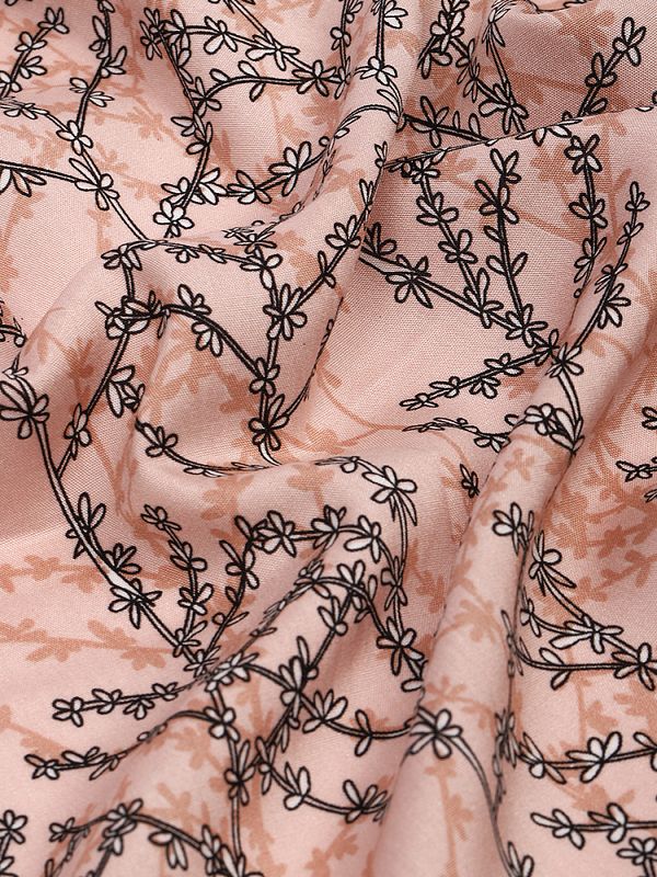 Штапель 90 г/м², 145 см / 2 метра, TBY.Vi.pr.E1326.01.2, цв.01 персиковый