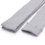 Манжеты трикотажные рукава 7.0 см / 3 метра, полушерсть тонкие 14кл. 1х1, 890 серебро