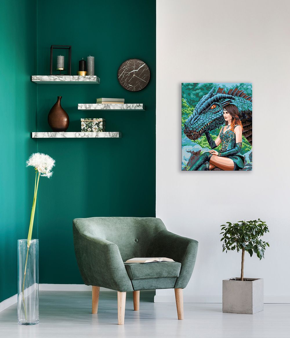 Картина по номерам Фрея PNB/PL-210, Мать драконов, 50х40 см